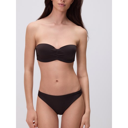 Reserved - Dół od bikini - ciemnobrązowy ze sklepu Reserved w kategorii Stroje kąpielowe - zdjęcie 186010883