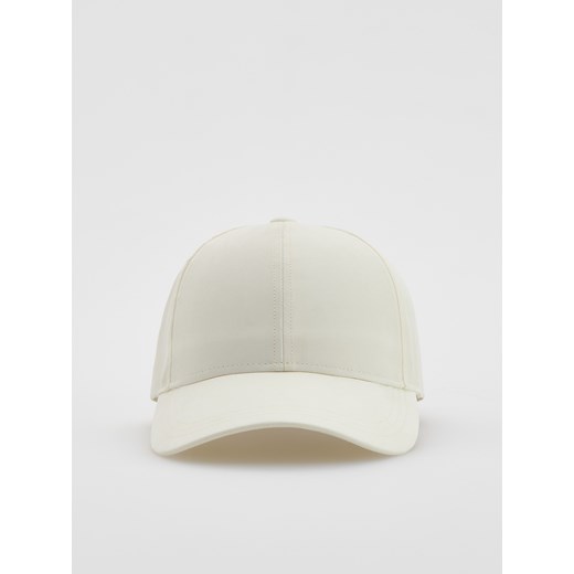 Reserved - Czapka z daszkiem - złamana biel ze sklepu Reserved w kategorii Czapki z daszkiem damskie - zdjęcie 186011014