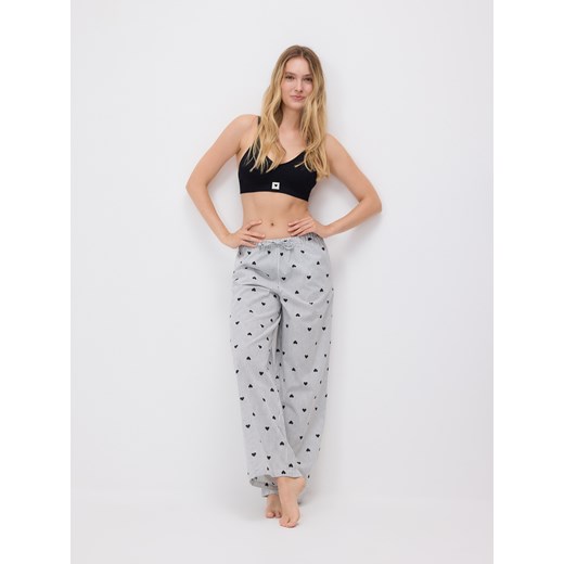 Reserved - Spodnie piżamowe - czarny ze sklepu Reserved w kategorii Piżamy damskie - zdjęcie 186012713
