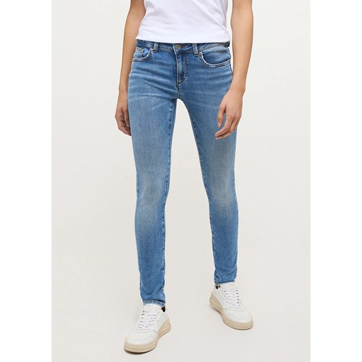 Damskie Spodnie Jeansowe Mustang Style Quincy Skinny Denim Blue 1013600 5000 402 ze sklepu YouNeedit.pl w kategorii Jeansy damskie - zdjęcie 186014773
