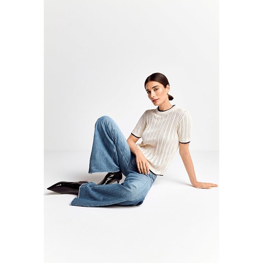 Rich &amp; Royal Sweter w kolorze kremowym Rich & Royal XL okazja Limango Polska