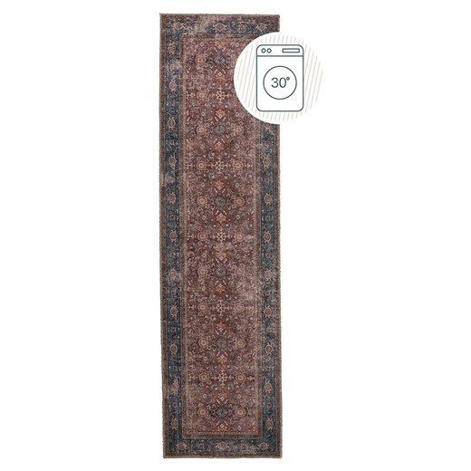 Flair Rugs Chodnik &quot;Cyra&quot; w kolorze niebiesko-czerwonym ze sklepu Limango Polska w kategorii Dywany - zdjęcie 186015450