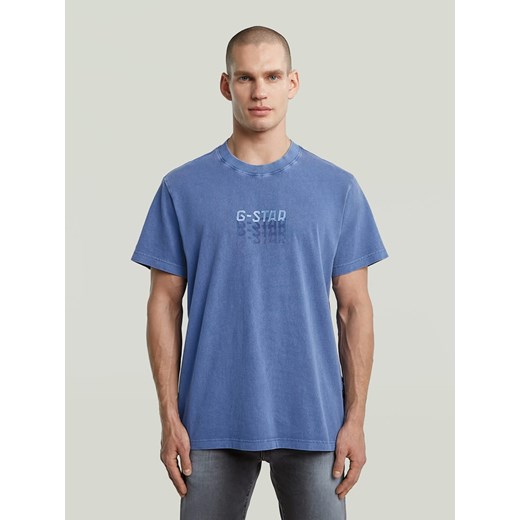 G-Star Koszulka w kolorze niebieskim ze sklepu Limango Polska w kategorii T-shirty męskie - zdjęcie 186015571