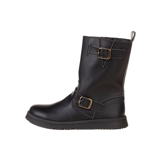 lamino Skórzane kozaki w kolorze czarnym ze sklepu Limango Polska w kategorii Buty zimowe dziecięce - zdjęcie 186015802