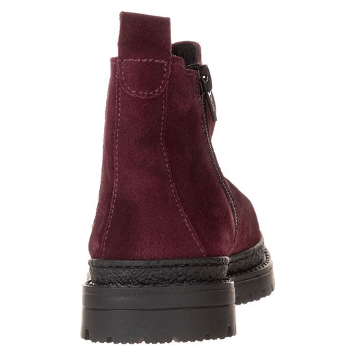 lamino Skórzane sztyblety w kolorze czerwonym Lamino 29 wyprzedaż Limango Polska