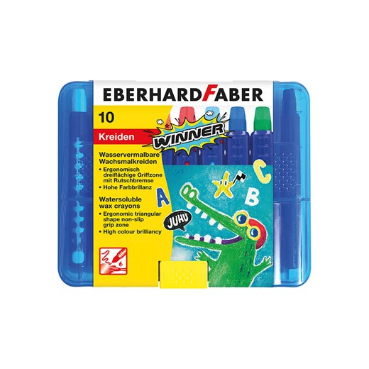 Faber-Castell Kredki woskowe (10 szt.) &quot;Winner&quot; ze sklepu Limango Polska w kategorii Zabawki - zdjęcie 186016084