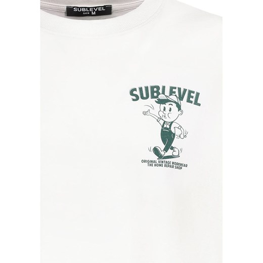 Sublevel Koszulka w kolorze białym M wyprzedaż Limango Polska