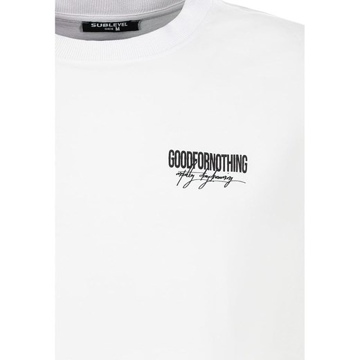 Sublevel Koszulka w kolorze białym L Limango Polska okazja