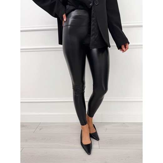 Czarne Legginsy z Ekoskóry Modnakiecka.pl 38 ModnaKiecka.pl