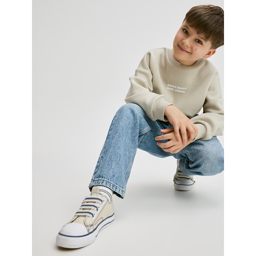 Reserved - Trampki na rzep - beżowy ze sklepu Reserved w kategorii Trampki dziecięce - zdjęcie 186023892