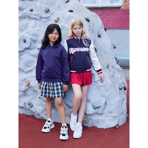 Reserved - Dzianinowa sukienka - granatowy ze sklepu Reserved w kategorii Sukienki dziewczęce - zdjęcie 186024421