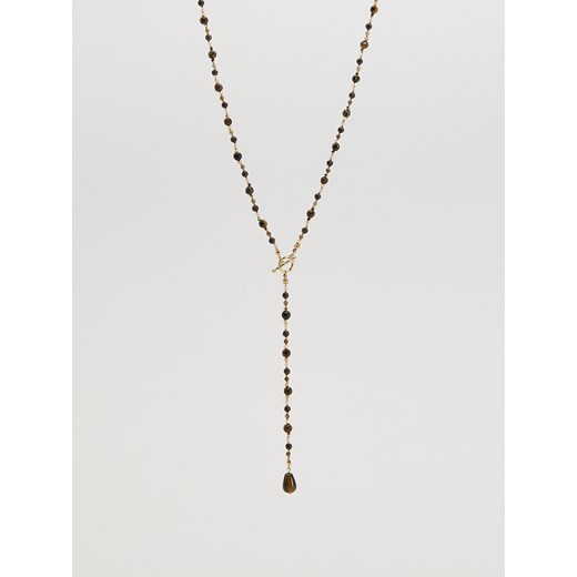 Reserved - Naszyjnik z naturalnymi kamieniami - wielobarwny Reserved ONE SIZE Reserved