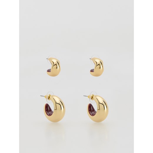 Reserved - Zestaw kolczyków - wielobarwny ze sklepu Reserved w kategorii Kolczyki - zdjęcie 186025231