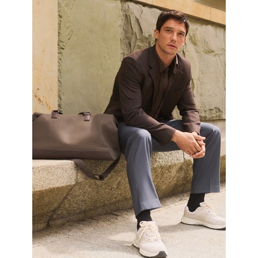 Reserved - Torba weekendowa - ciemnobrązowy ze sklepu Reserved w kategorii Torby męskie - zdjęcie 186026643