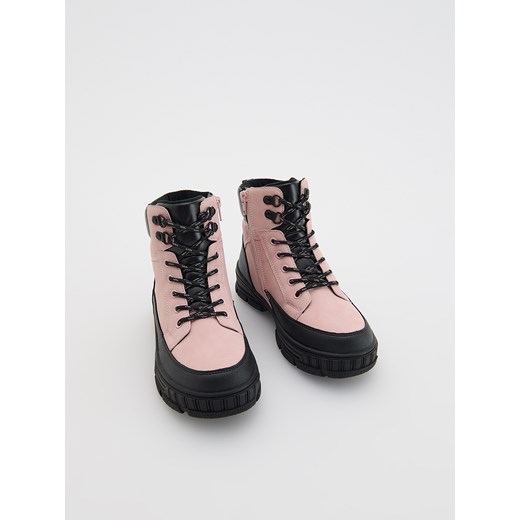 Reserved - Buty trekkingowe z ociepleniem - czarny ze sklepu Reserved w kategorii Buty zimowe dziecięce - zdjęcie 186026831