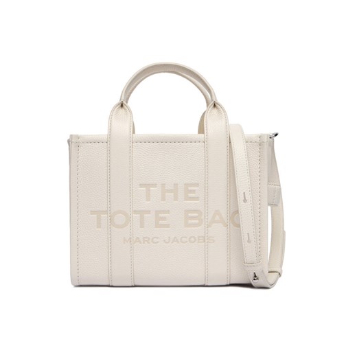 Marc Jacobs Torebka The Leather Small Tote Bag H009L01SP21 Écru ze sklepu MODIVO w kategorii Torebki damskie - zdjęcie 186028550