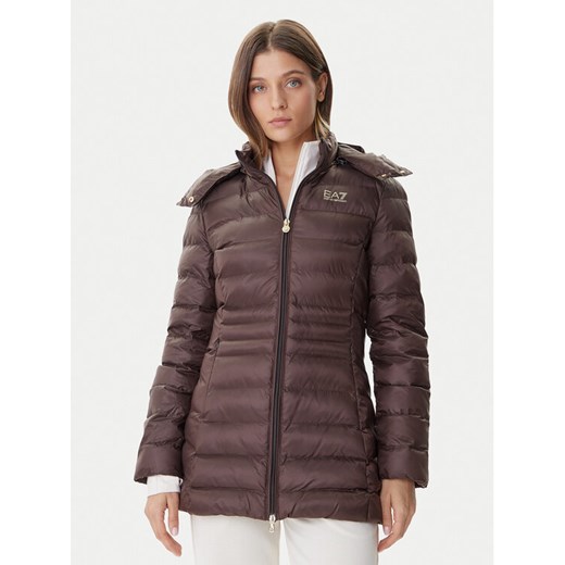 EA7 Emporio Armani Kurtka zimowa 7W000685 AF12475 U6063 Brązowy Slim Fit ze sklepu MODIVO w kategorii Kurtki damskie - zdjęcie 186028562