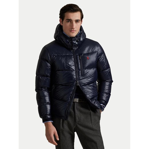 Polo Ralph Lauren Kurtka puchowa 710968281002 Granatowy Regular Fit ze sklepu MODIVO w kategorii Kurtki męskie - zdjęcie 186028663