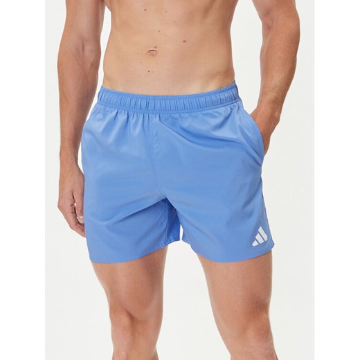 adidas Szorty kąpielowe JX2670 Błękitny Regular Fit S MODIVO