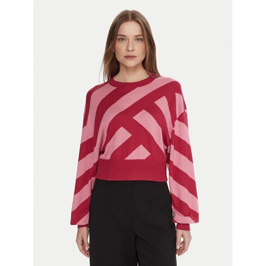 United Colors Of Benetton Sweter 1081E10EJ Różowy Regular Fit ze sklepu MODIVO w kategorii Swetry damskie - zdjęcie 186028874