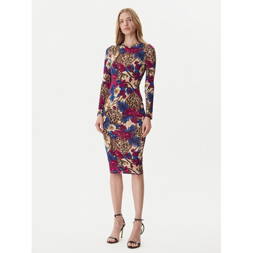 Just Cavalli Sukienka codzienna 79PAO952 JS531 Kolorowy Slim Fit ze sklepu MODIVO w kategorii Sukienki - zdjęcie 186028882