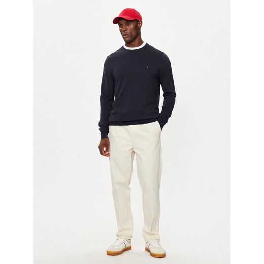 Tommy Hilfiger Sweter MW0MW14748 Granatowy Regular Fit - id: 0000304097744 - marki Tommy Hilfiger - 186028941 Tommy Hilfiger Sweter MW0MW14748 Granatowy Regular Fit ze sklepu MODIVO w kategorii Swetry męskie - zdjęcie 186028941