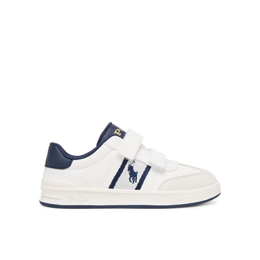 Polo Ralph Lauren Sneakersy Heritage Court III T-Toe Ez RL03359102 Biały ze sklepu MODIVO w kategorii Buty sportowe dziecięce - zdjęcie 186028953