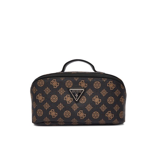 Guess Kosmetyczka Wilder Travel TWHP74 52067 Brązowy ze sklepu MODIVO w kategorii Kosmetyczki - zdjęcie 186028963