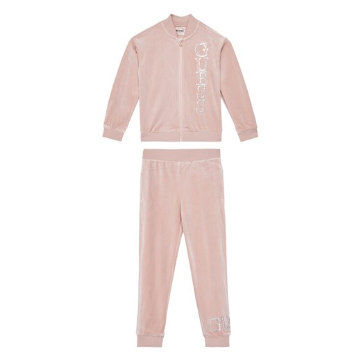 Guess Dres K4BG06 K0232 Różowy Regular Fit ze sklepu MODIVO w kategorii Dresy dziewczęce - zdjęcie 186028981
