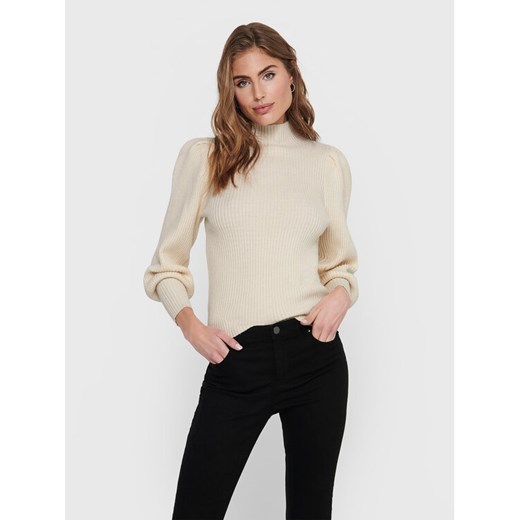 ONLY Sweter Katia 15232494 Beżowy Regular Fit ze sklepu MODIVO w kategorii Swetry damskie - zdjęcie 186029013