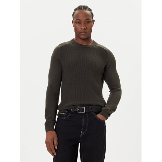 JOOP! Jeans Sweter 15 JJK-11Olivier 30047100 Zielony Modern Fit ze sklepu MODIVO w kategorii Swetry męskie - zdjęcie 186029033