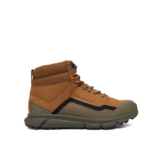 Tommy Hilfiger Trzewiki Outdoor Runner Hi Wpm FM0FM05575 Brązowy - id: 0000305552136 - marki Tommy Hilfiger - 186029062 Tommy Hilfiger Trzewiki Outdoor Runner Hi Wpm FM0FM05575 Brązowy ze sklepu MODIVO w kategorii Buty zimowe męskie - zdjęcie 186029062