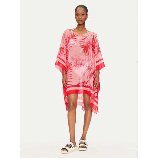 Liu Jo Beachwear Ponczo VA5173 T4902 Różowy ze sklepu MODIVO w kategorii Odzież plażowa - zdjęcie 186029114