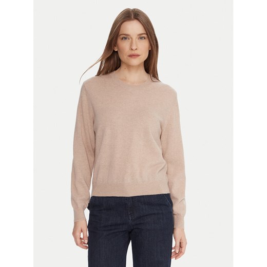 United Colors Of Benetton Sweter 1002D10BG Beżowy Relaxed Fit ze sklepu MODIVO w kategorii Swetry damskie - zdjęcie 186029173