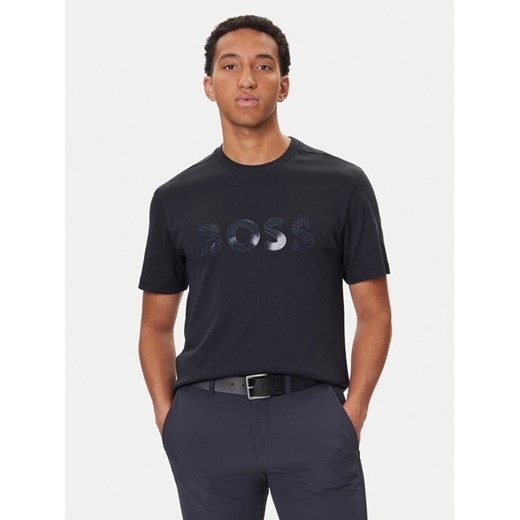 BOSS T-Shirt Mirror Iconic 50547940 Granatowy Relaxed Fit ze sklepu MODIVO w kategorii T-shirty męskie - zdjęcie 186029261