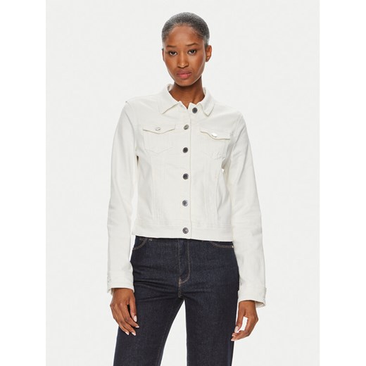Morgan Kurtka jeansowa 221-VPOM1 Biały Slim Fit ze sklepu MODIVO w kategorii Kurtki damskie - zdjęcie 186029371