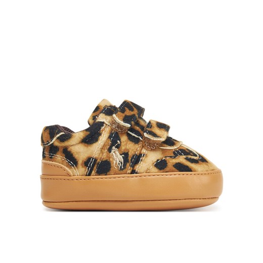 Polo Ralph Lauren Niechodki Heritage Court III T-Toe RL03388256 Brązowy ze sklepu MODIVO w kategorii Buty sportowe dziecięce - zdjęcie 186029383