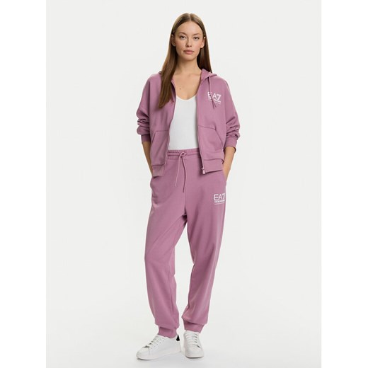 EA7 Emporio Armani Dres 7W000420 AF12473 UA272 Różowy Relaxed Fit ze sklepu MODIVO w kategorii Dresy damskie - zdjęcie 186029403