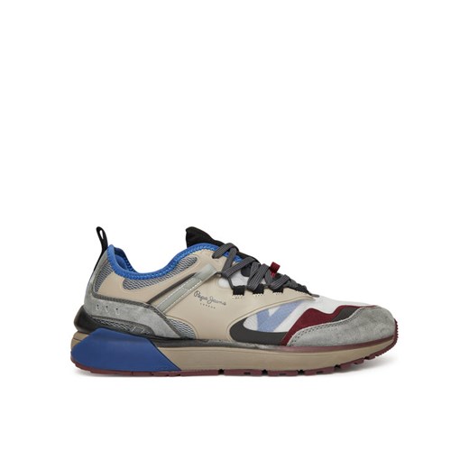 Pepe Jeans Sneakersy Stoke Sport M PMS600013 Szary ze sklepu MODIVO w kategorii Buty sportowe męskie - zdjęcie 186029480
