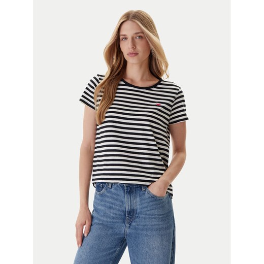 Mustang T-Shirt Alma 1016756 Czarny Regular Fit ze sklepu MODIVO w kategorii Bluzki damskie - zdjęcie 186029513