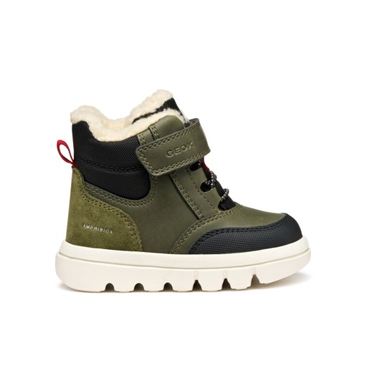 Geox Kozaki B Willaboom B Ab B365BC 0ME22 C0450 S Khaki ze sklepu MODIVO w kategorii Buty zimowe dziecięce - zdjęcie 186029580