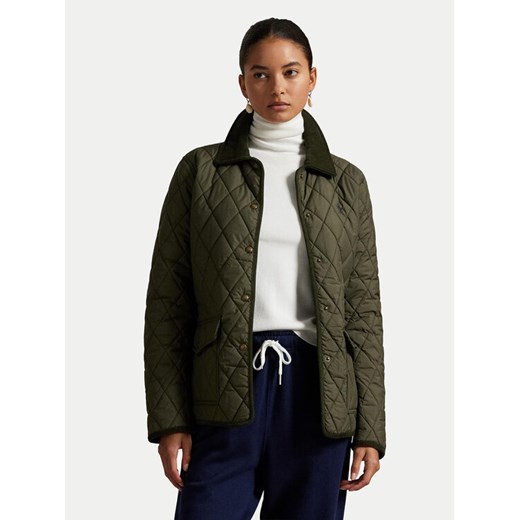 Polo Ralph Lauren Kurtka przejściowa 211965336001 Zielony Straight Fit ze sklepu MODIVO w kategorii Kurtki damskie - zdjęcie 186029623