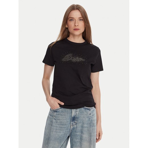 BOSS T-Shirt C_Elogo 50551428 Czarny Slim Fit ze sklepu MODIVO w kategorii Bluzki damskie - zdjęcie 186029670
