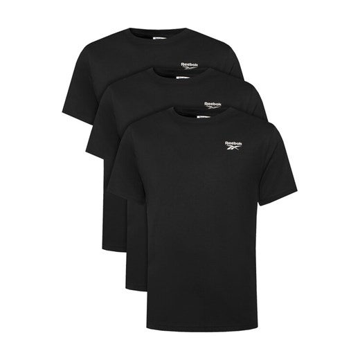 Reebok Komplet 3 t-shirtów Wendell RK25190CCM Czarny Regular Fit ze sklepu MODIVO w kategorii T-shirty męskie - zdjęcie 186029754