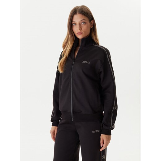 Guess Bluza V5BQ15 KCX22 Czarny Regular Fit ze sklepu MODIVO w kategorii Bluzy damskie - zdjęcie 186029821