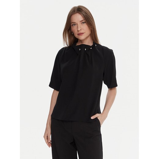 Armani Exchange Bluzka XW001256 AF16125 UC001 Czarny Regular Fit ze sklepu MODIVO w kategorii Bluzki damskie - zdjęcie 186029870