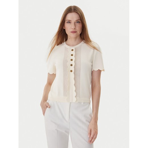 TWINSET Bluzka 252TP3203 Beżowy Regular Fit ze sklepu MODIVO w kategorii Bluzki damskie - zdjęcie 186029934