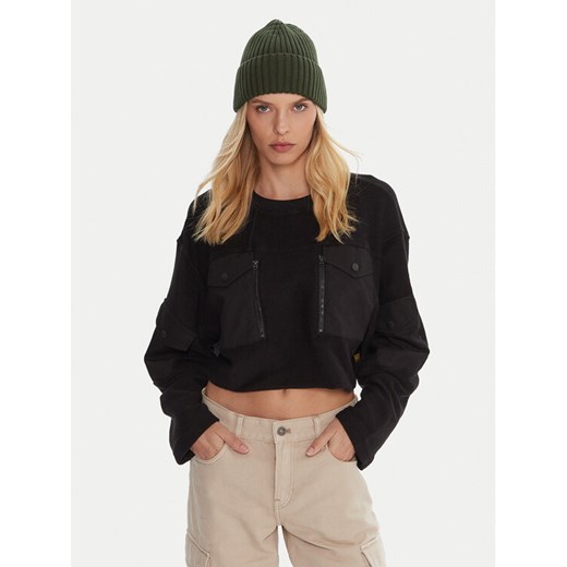 G-Star Raw Bluza Multi Pkt D27168-E312 Czarny Relaxed Fit ze sklepu MODIVO w kategorii Bluzy damskie - zdjęcie 186029941