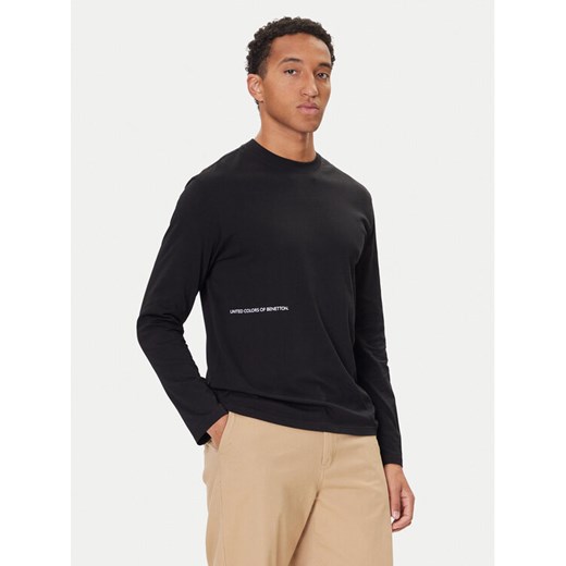 United Colors Of Benetton Koszulka piżamowa 30964M021 Czarny Regular Fit ze sklepu MODIVO w kategorii Piżamy męskie - zdjęcie 186029982