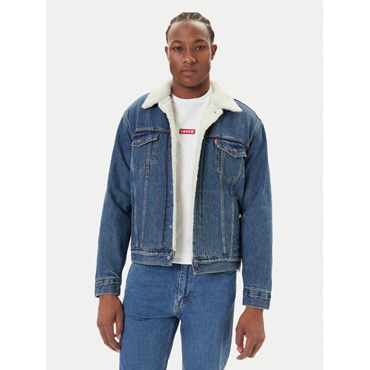 Levi's® Kurtka jeansowa Type III Sherpa 16365-0292 Niebieski Regular Fit ze sklepu MODIVO w kategorii Kurtki męskie - zdjęcie 186029993